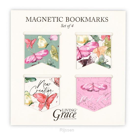 Magnetic bookmarks (4) New creation