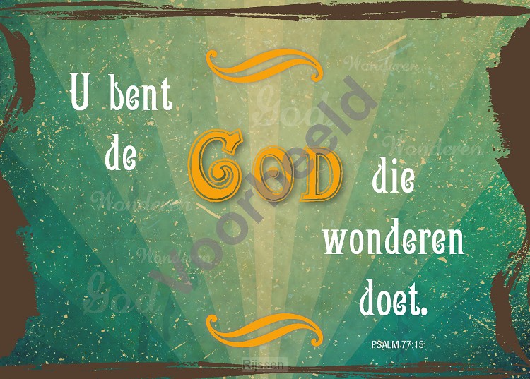 WK Good Seed Cards 8059 |  Psalm 77:15