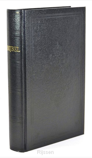 Gezinsbijbel G30 zwart kunstl goudsnee