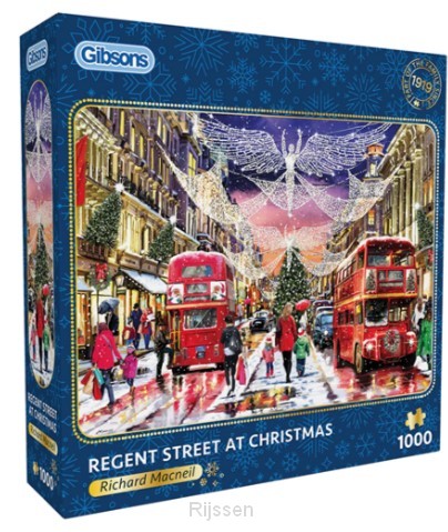 Regent street at Christmas 1000 st.