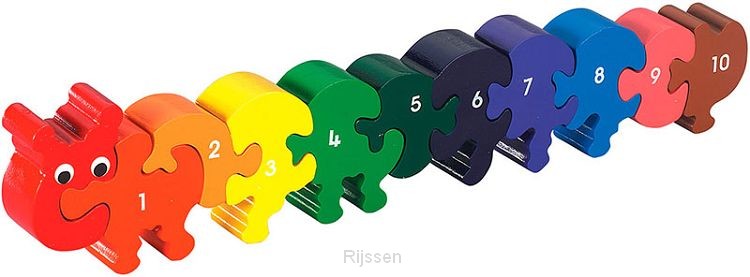 Puzzel rups 1-10