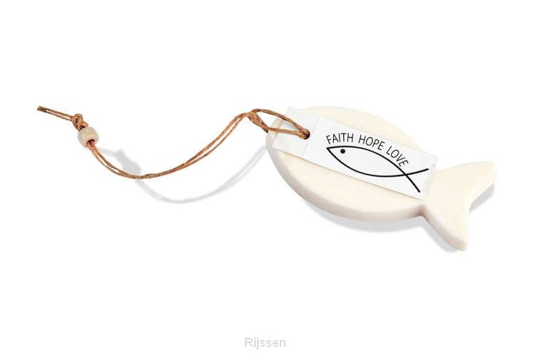Zeep ichthus, 40g, wit