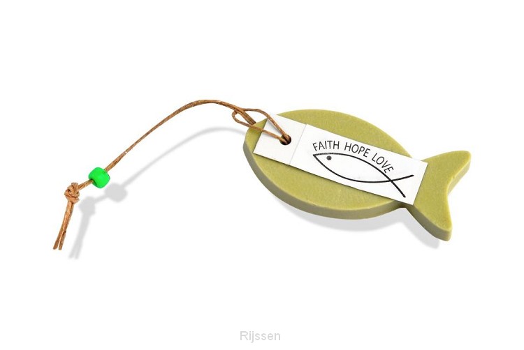 Zeep ichthus, 40g, groen