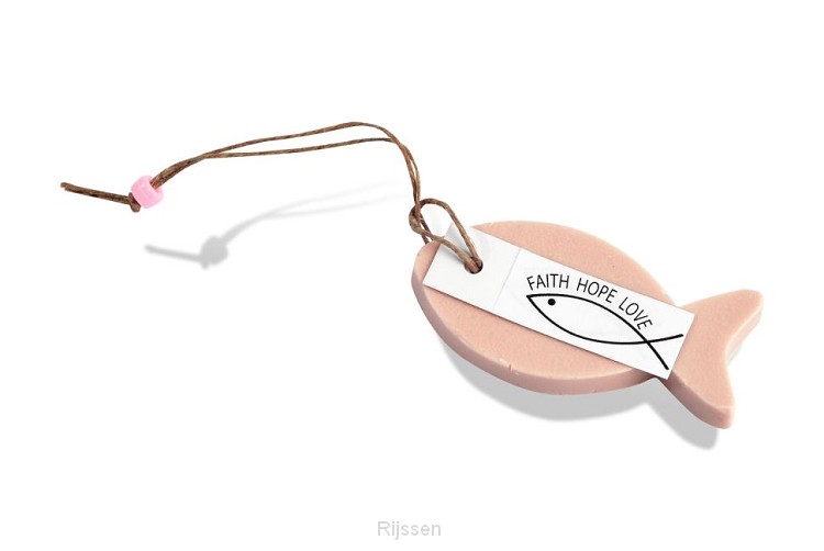 Zeep ichthus, 40g, oud-rose