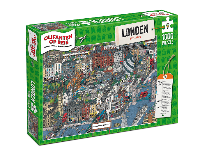 Olifanten op Reis - Londen 1000 st