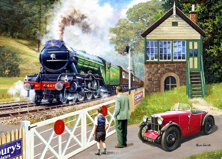 Puzzel The Flying  Scotsman 500 stukjes