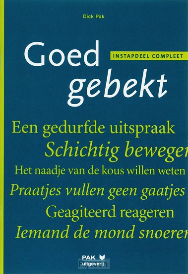 Goed gebekt / Instapdeel compleet