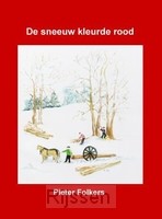 Sneeuw kleurde rood