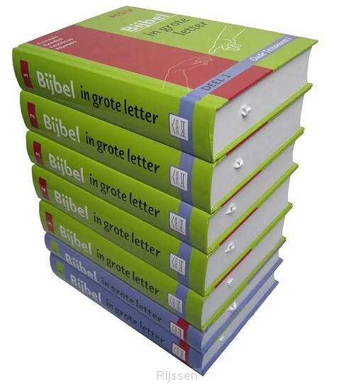 Grootletter Bijbel HSV  SET 7 dln.