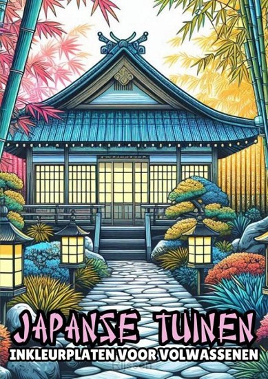 Inkleurplaten voor Volwassenen - Japanse Tuinen