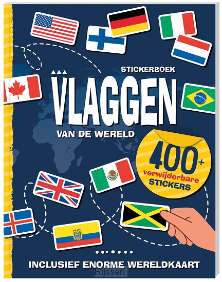 Stickerboek Vlaggen van de wereld