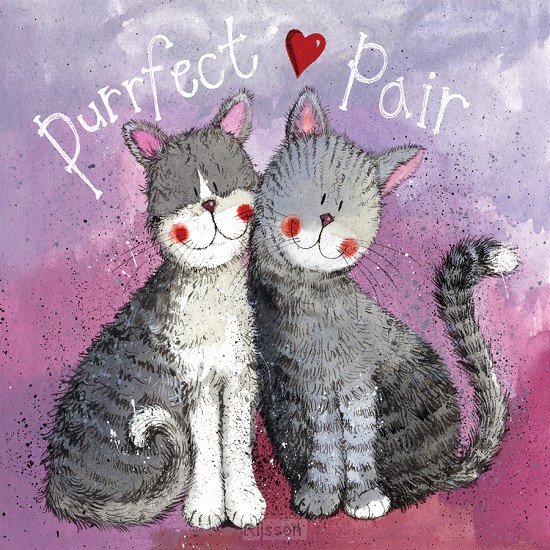 WK Purrfect Pair Cat Card