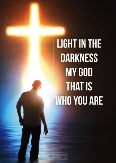 Poster 50x70 light in the darkness