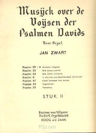 Stuk 2 Ps. 25, 33, 6, 47 42, 33