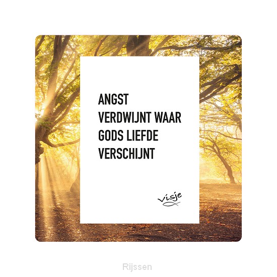 Visje bordje Gods liefde