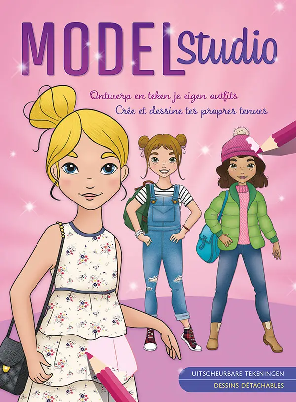 Model Studio - Ontwerp en teken je eigen outfits / Model Studio - Crée et dessine tes propres tenues