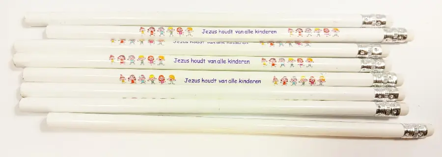 Jezus houdt van alle kinderen potlood