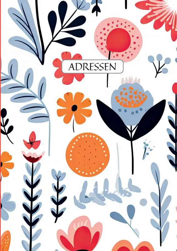 Adresboek groot / Adresboekje met Alfabet - Telefoonregister / Adressenboek