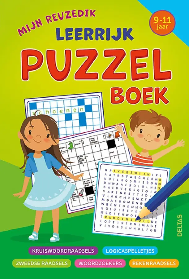 Mijn reuzedik leerrijk puzzelboek / 9-11j.