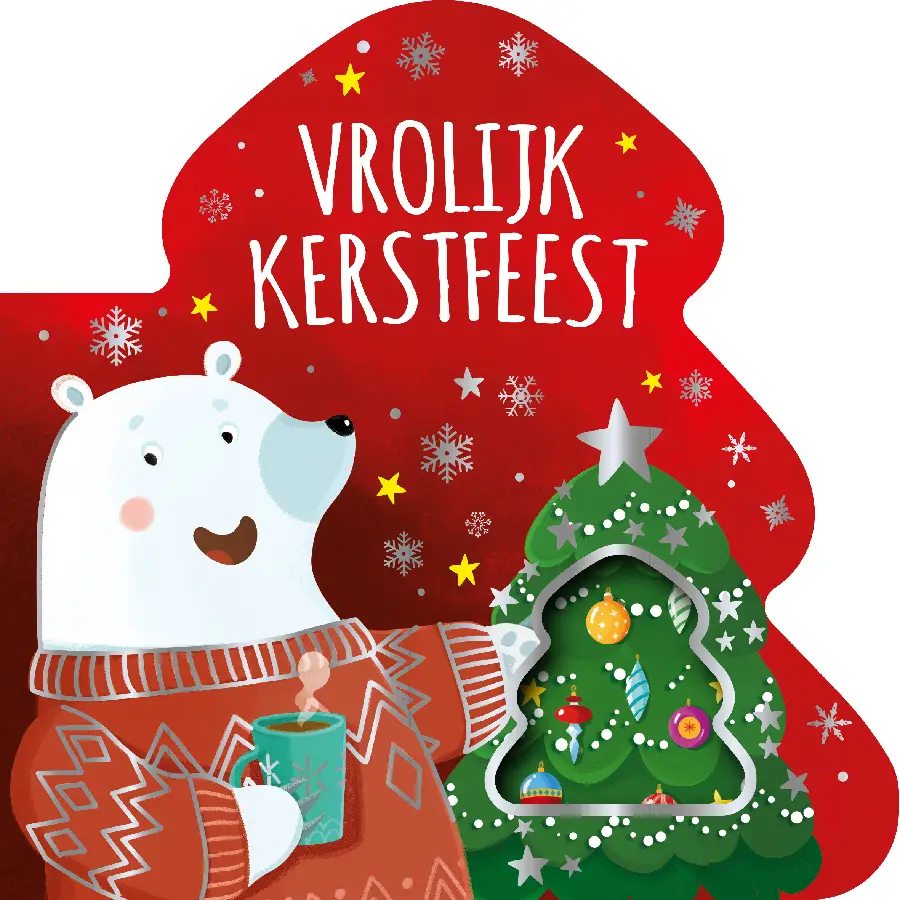 Vrolijk kerstfeest - Vormboek
