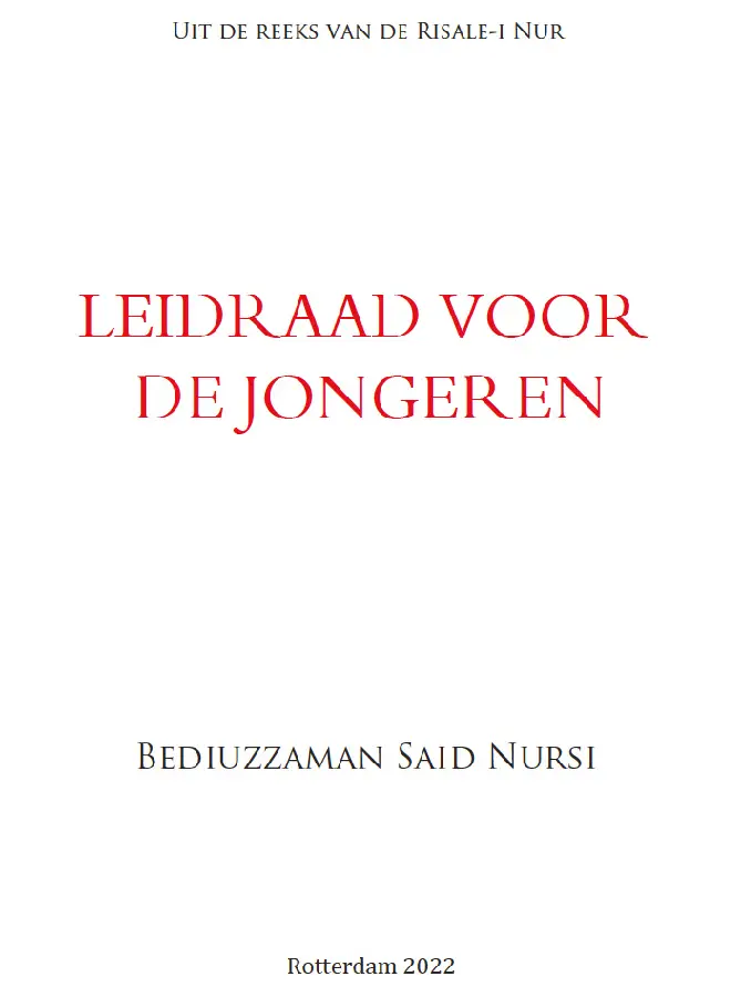 Leidraad voor de Jongeren