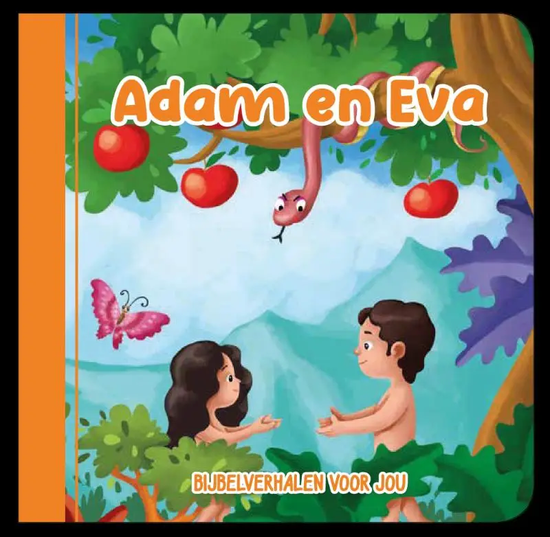 Adam en Eva  KARTONBOEKJE