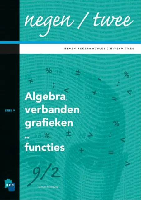 Negen/Twee / 9 Algebra, verbanden, grafieken en functies