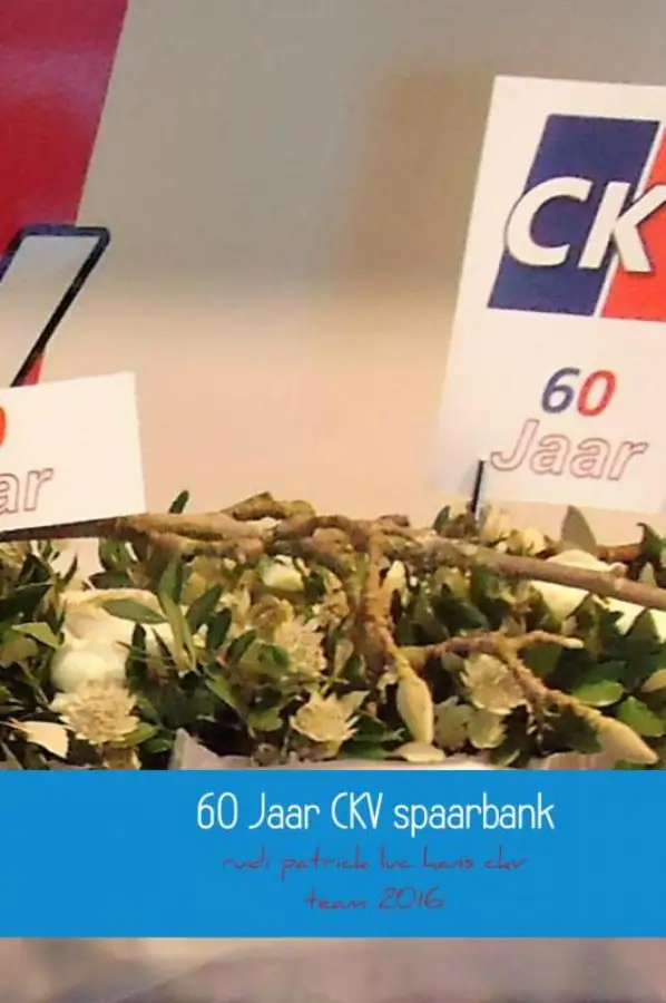 60 Jaar CKV spaarbank, 1956 -2016
