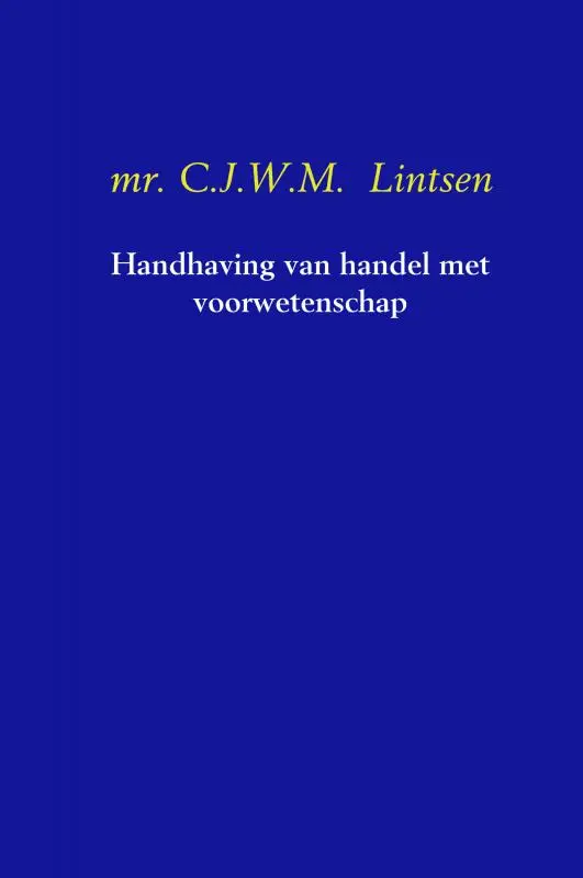 Handhaving van handel met voorwetenschap