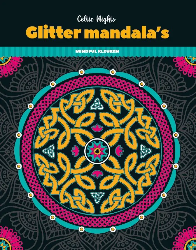 Glitterkleurboek Mandala - Celtic Nights