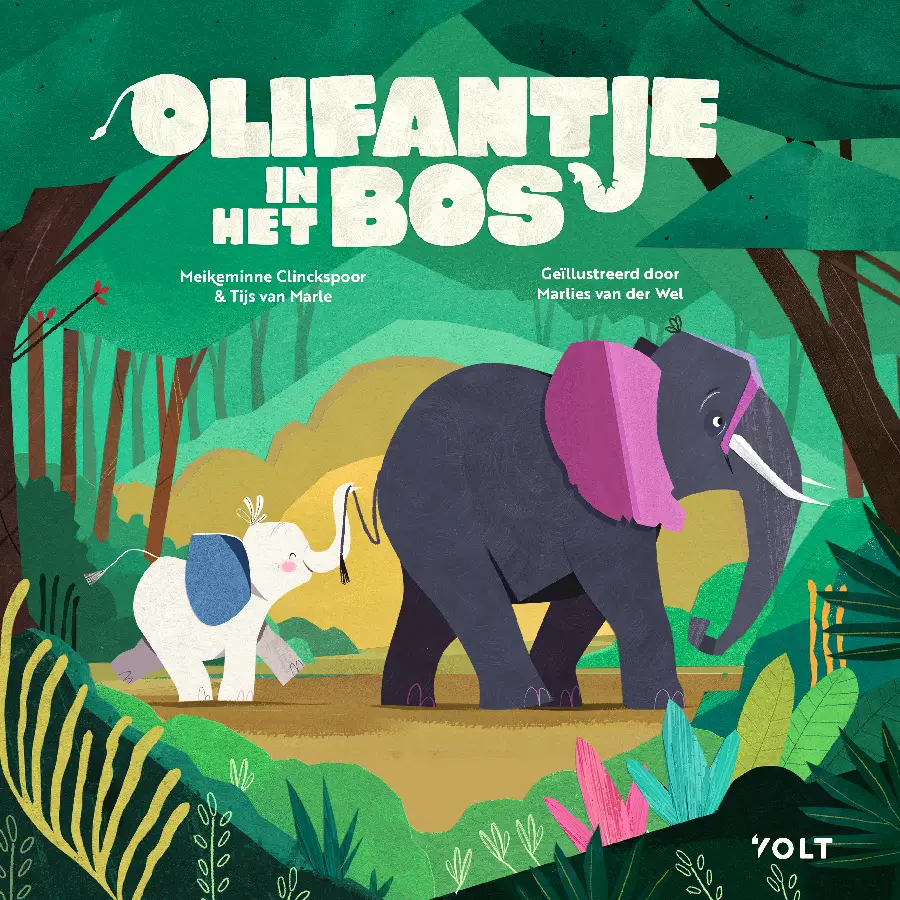 Olifantje in het bos