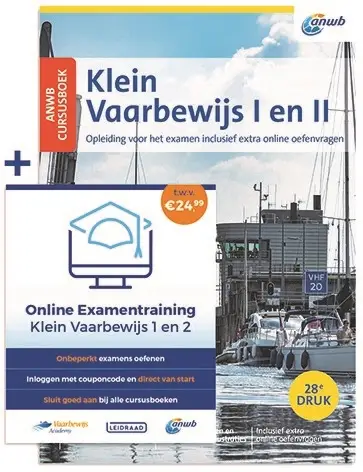 Cursusboek Klein Vaarbewijs I en II + Online Examentraining