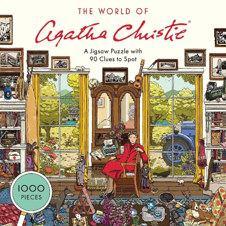 The World of Agatha Christie 1000-Piece Jigsaw: 1000-Piece Jigsaw with 90 Clues to Spot