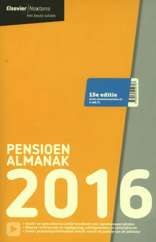 Elsevier pensioen almanak / 2016