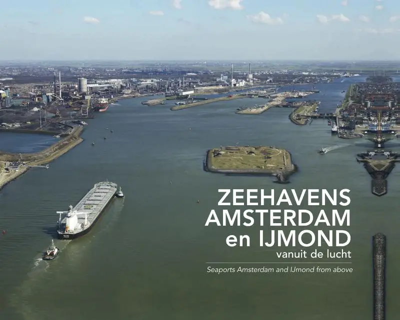 Zeehavens Amsterdam en IJmond vanuit de lucht