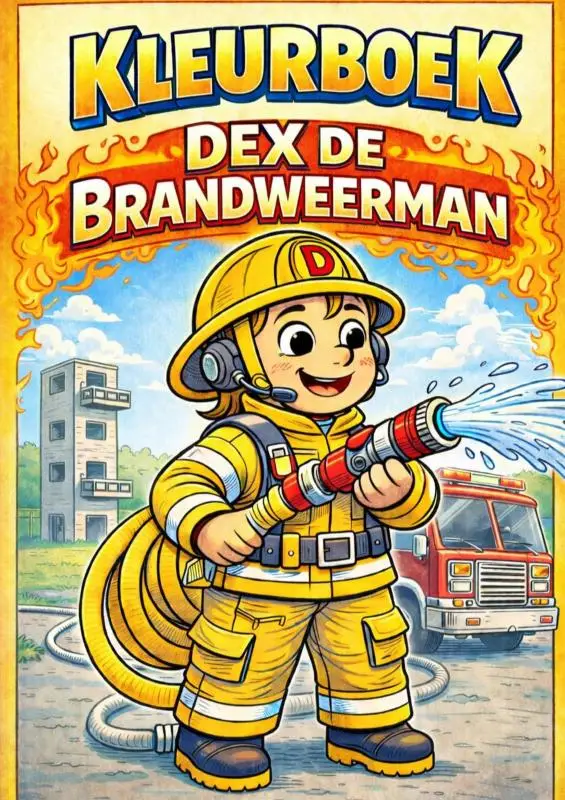 Kleurboek, Dex de brandweerman