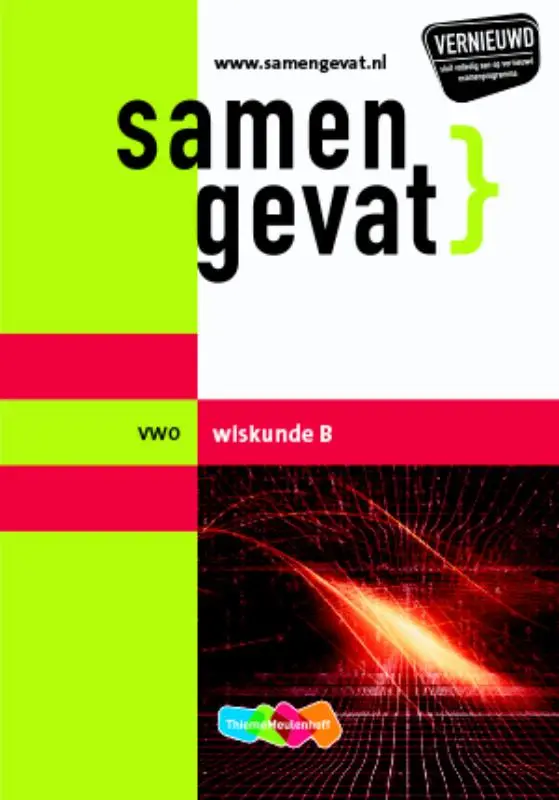 Samengevat Wiskunde B / Vwo
