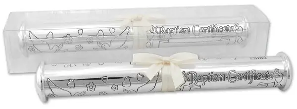 Certificate holder Baptism