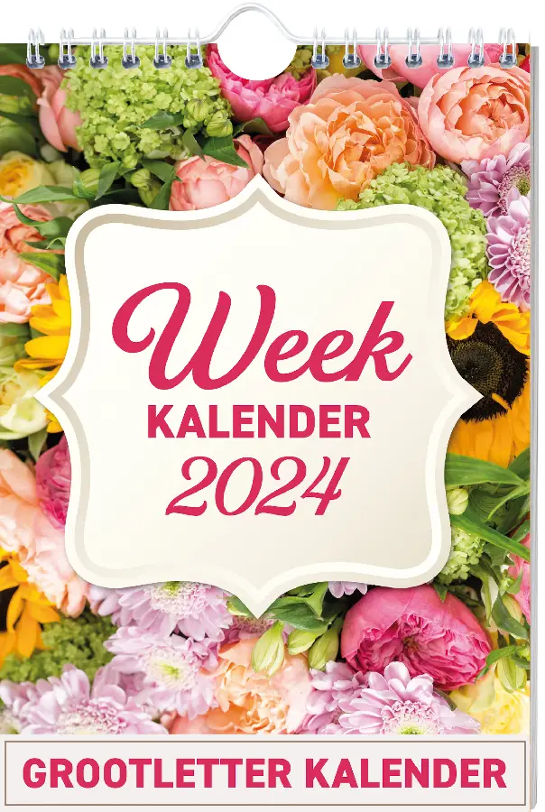 Bloemen weekkalender / 2024