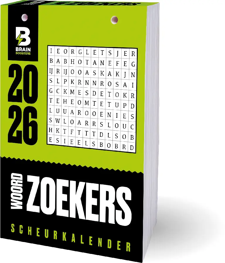 Woordzoekers scheurkalender 2026