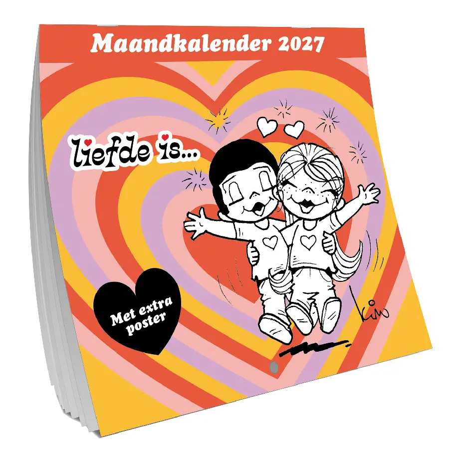 Liefde is... maandkalender - 2027