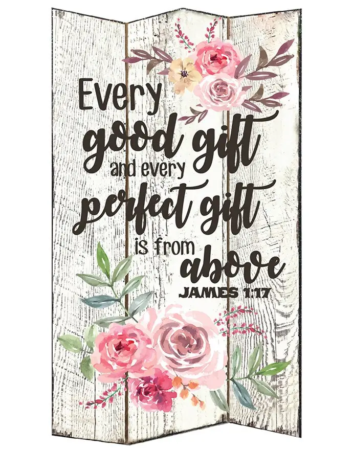 MDF Wall decor Every perfect gift 30,5x4