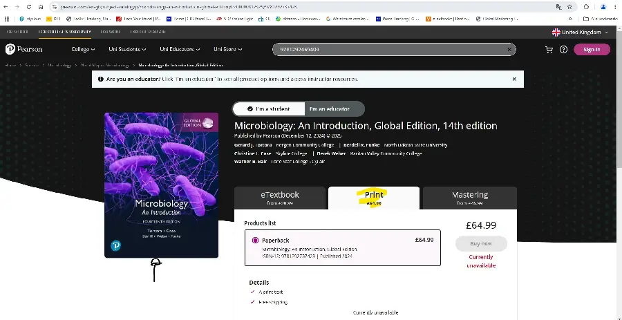 Microbiology: An Introduction, Global Edition + Mastering Microbiology with Pearson eText (Standard Bundle)