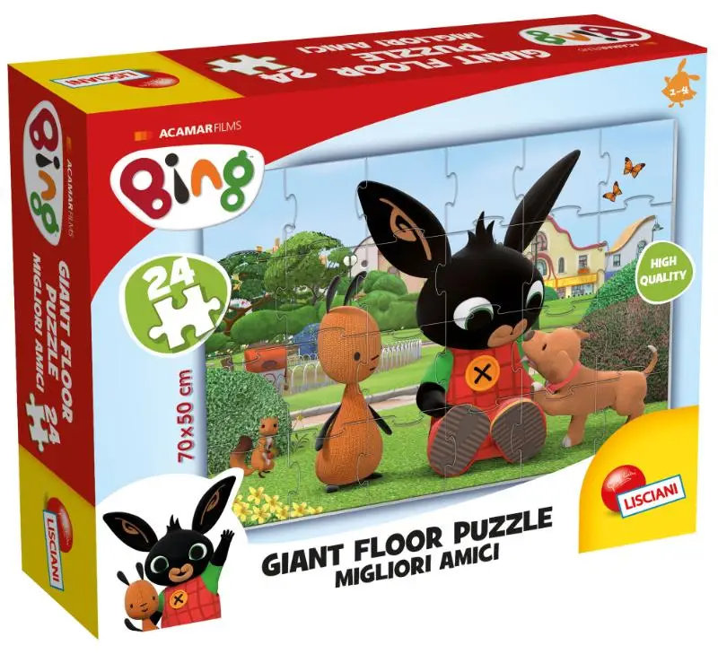 BING Vloerpuzzel 24 stukjes Beste Vrienden 70x50cm