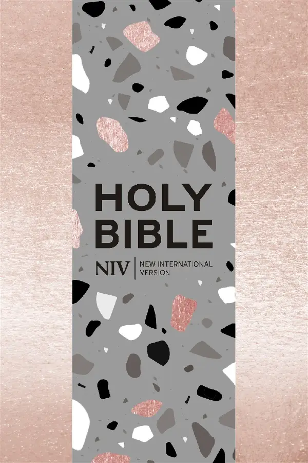NIV - Pocket Bible With Zip Rose Gold le