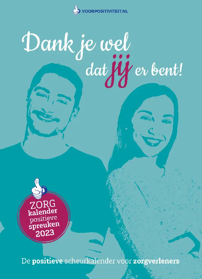 Zorgkalender positieve spreuken / 2023