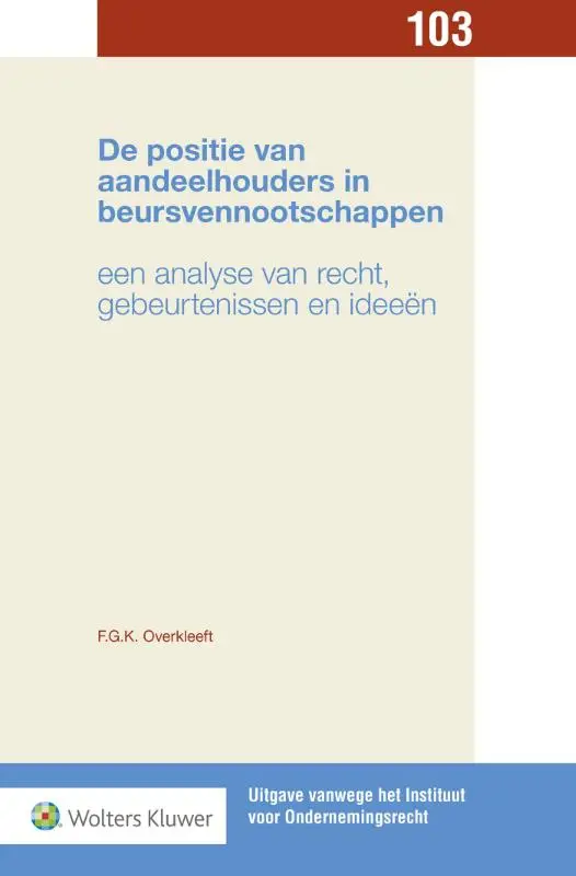 De positie van aandeelhouders in beursvennootschappen
