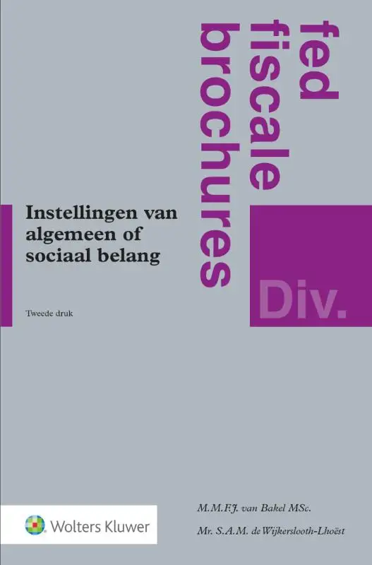 Instellingen van algemeen of sociaal belang