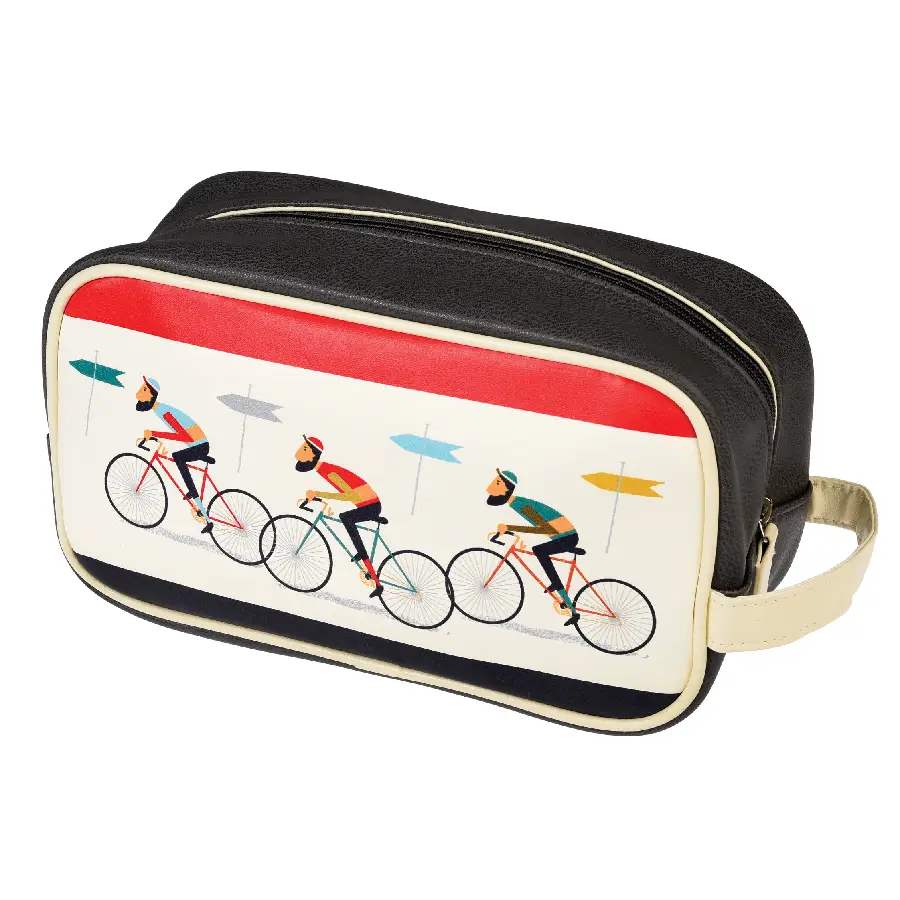 Toilettas rider's travel bag design 'Le Bicycle'