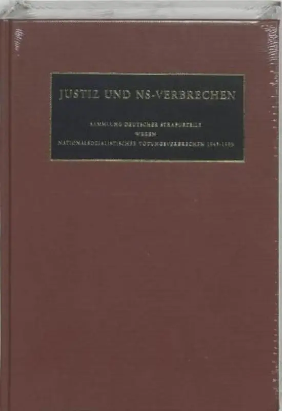 Justiz und NS-Verbrechen / XLII